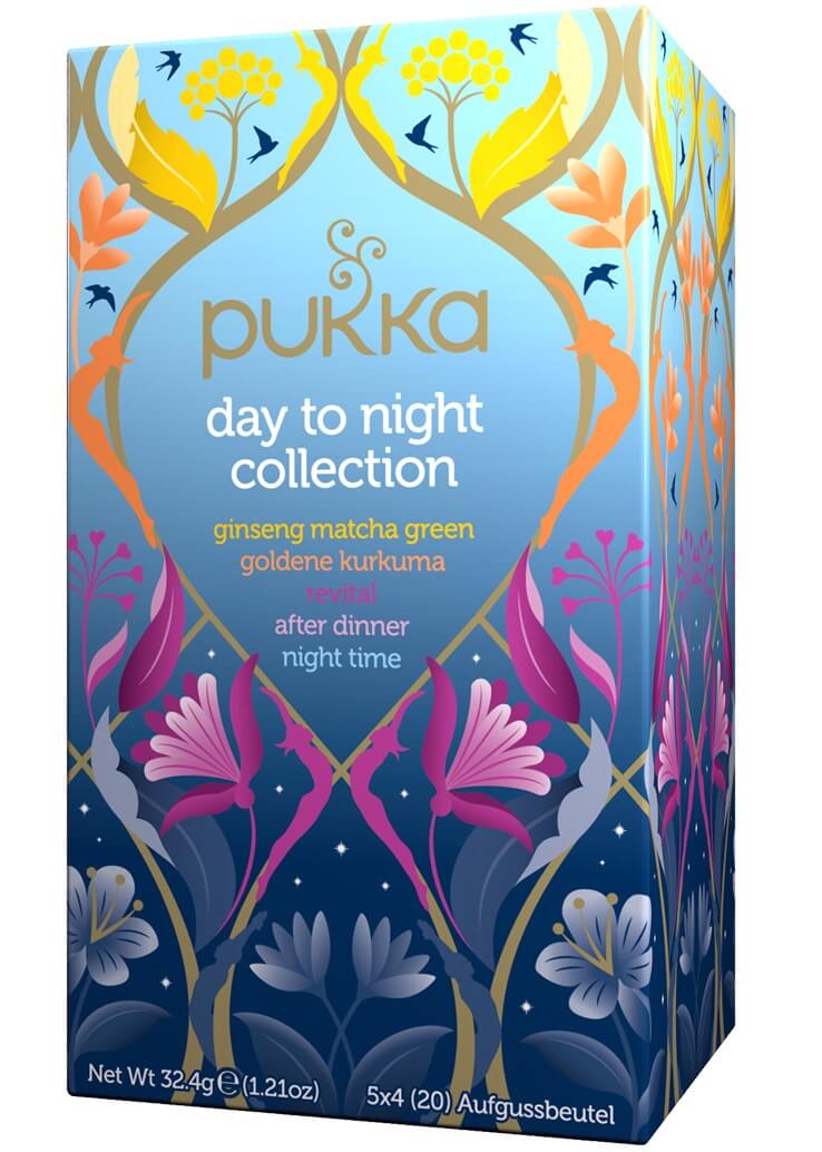 Day to Night Collection, organic tea