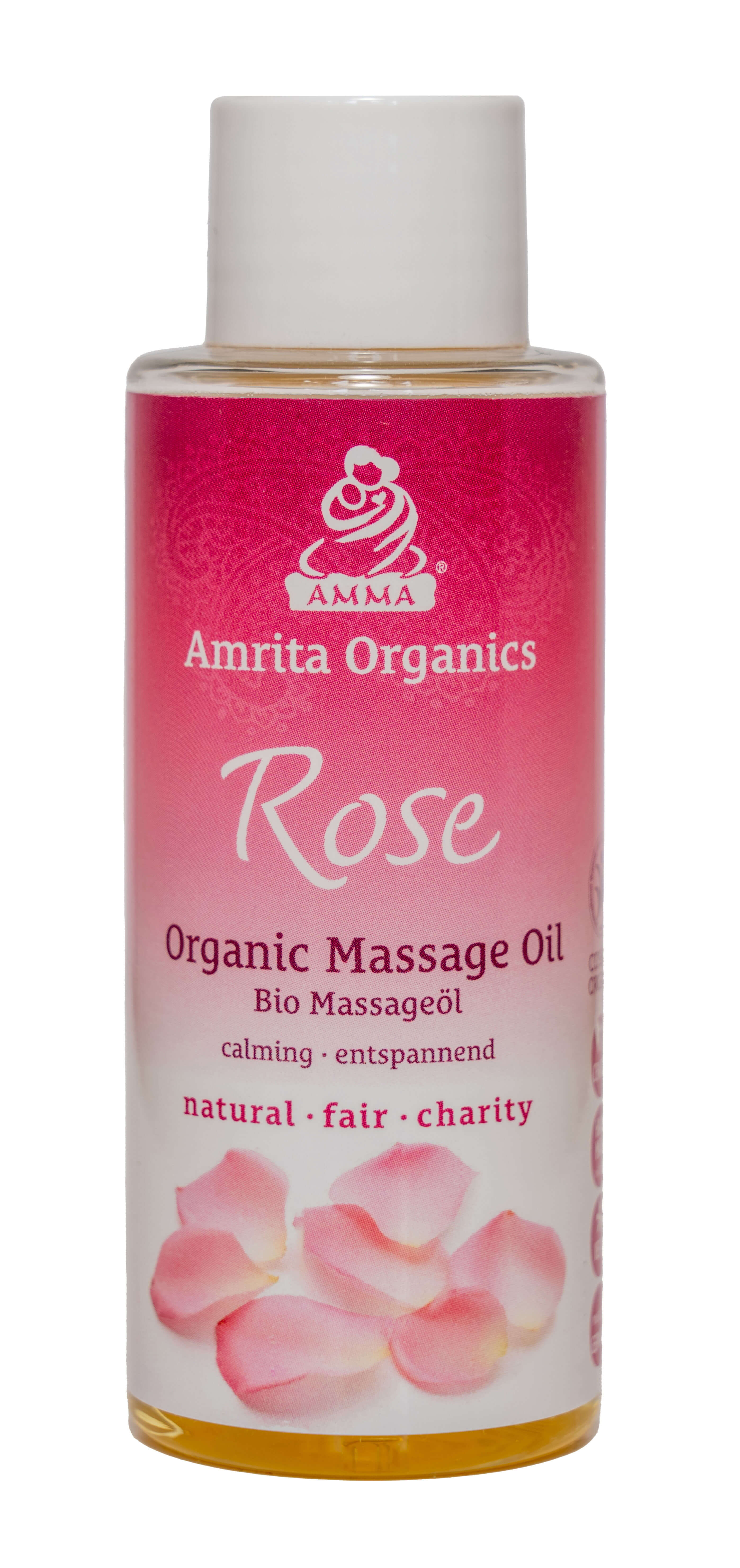 Massage Oil Rose, organic