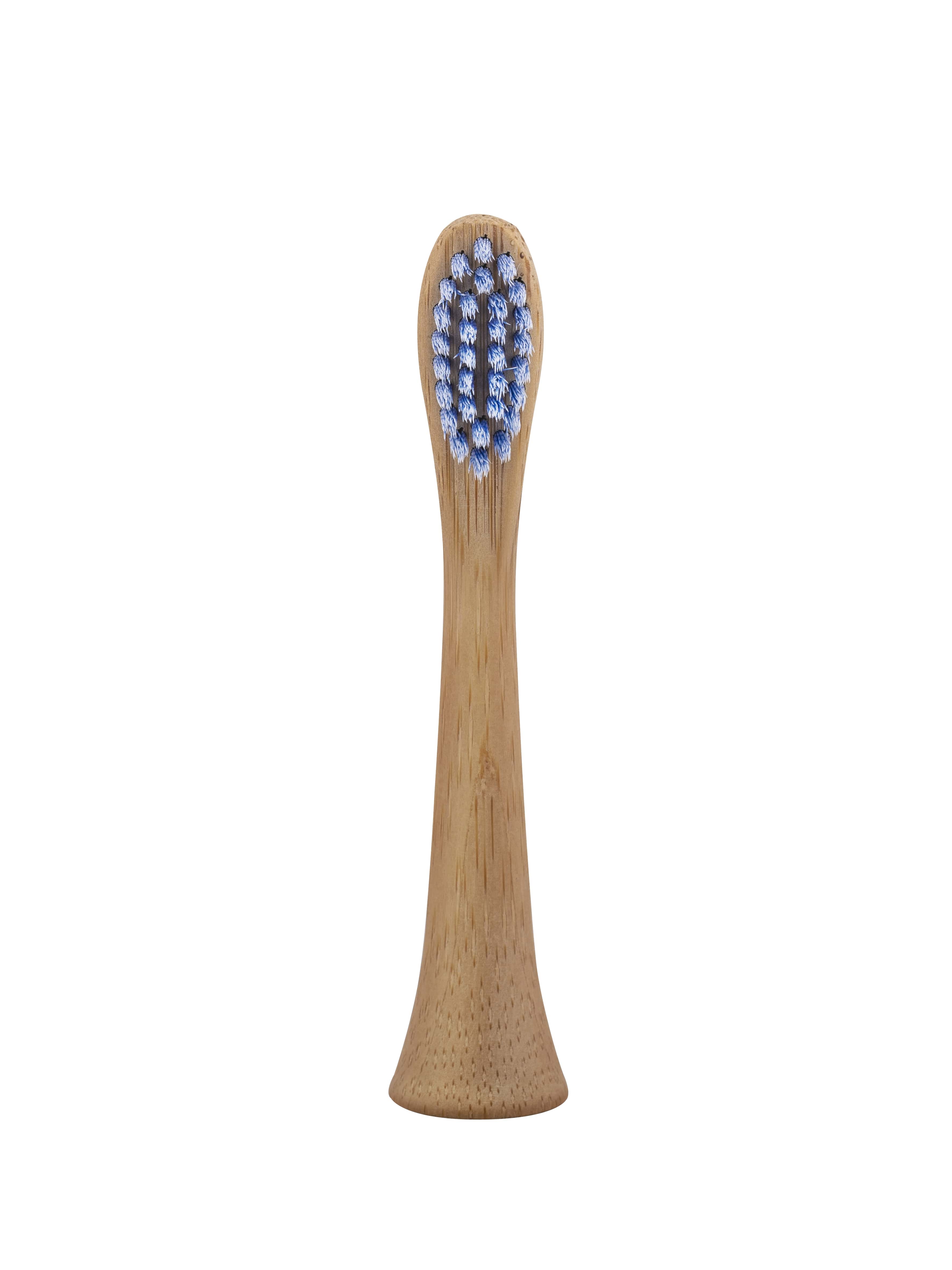 Green Sonic Bamboo attachable Toothbrush