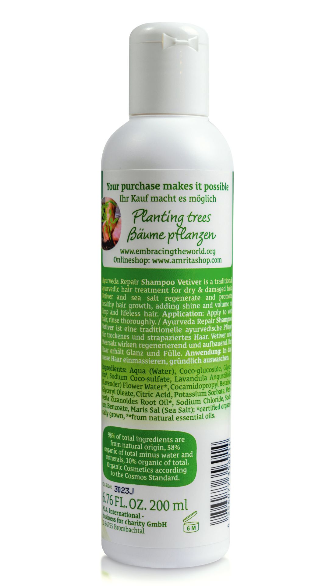 Ayurveda Repair Shampoo Vetiver