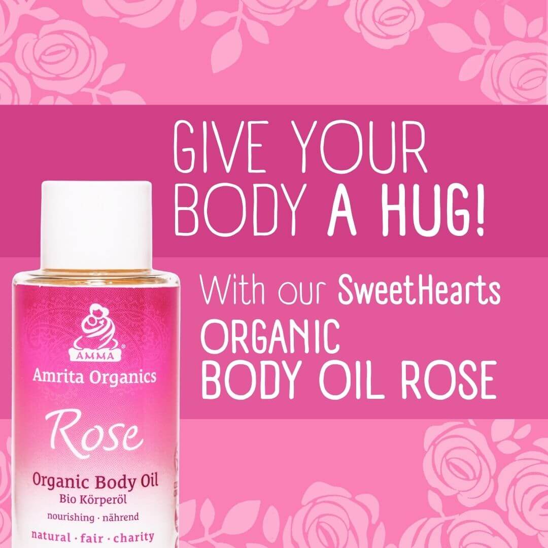 Body Oil Rose, organic