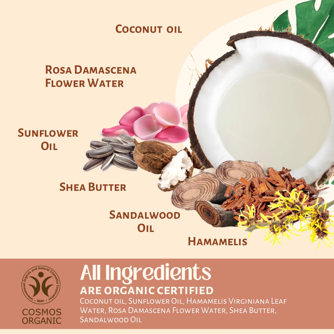 Sandalwood and Coconut Face Cream 