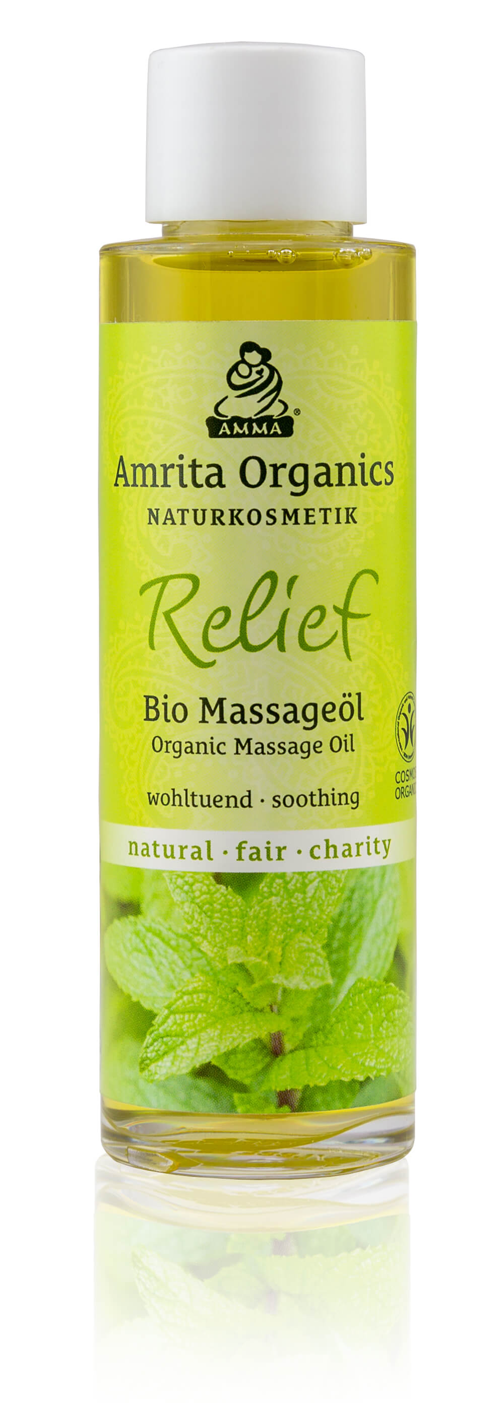 Relief Massage Oil, organic