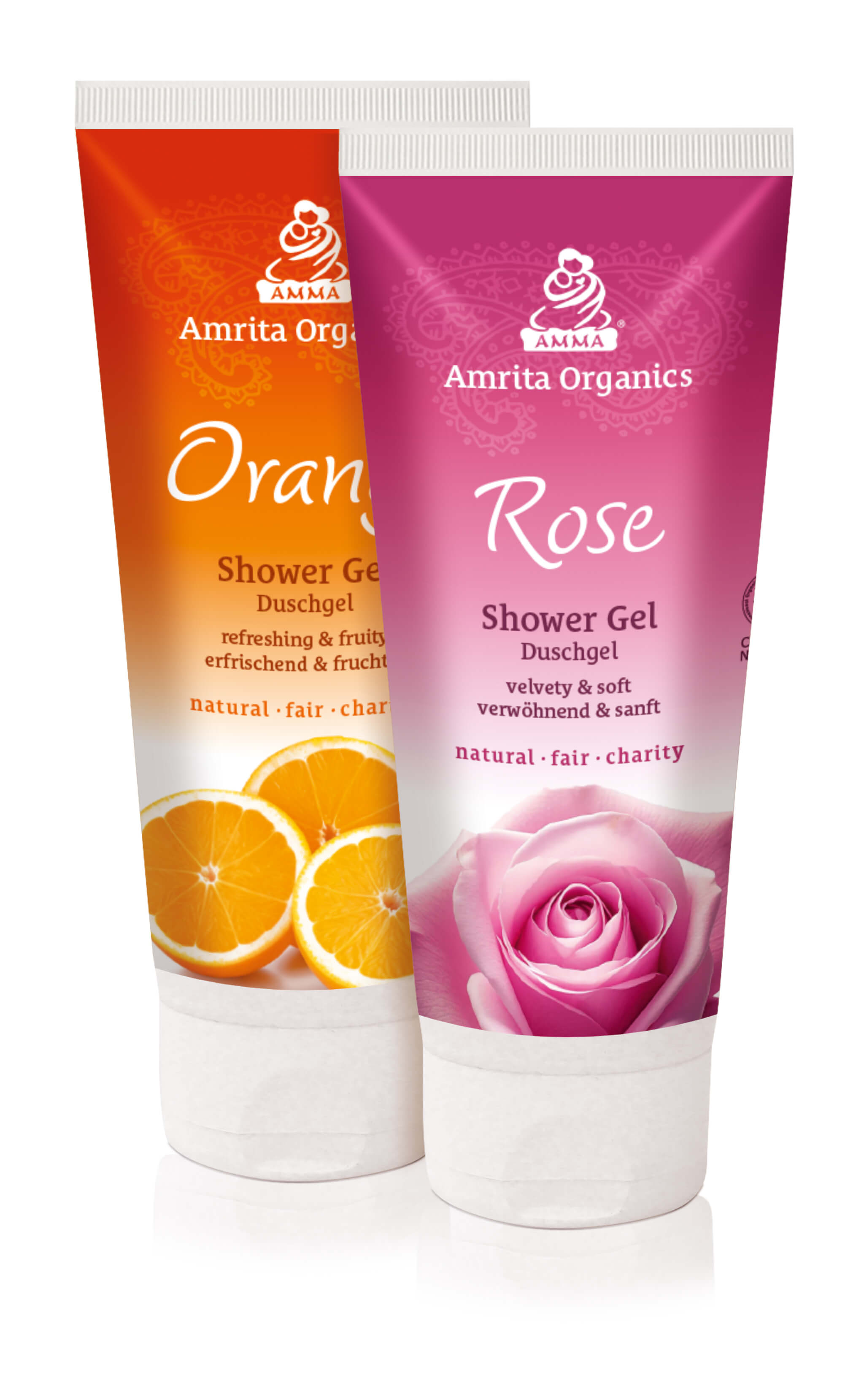 Shower Gel Rose & Shower Gel Orange, Duopack