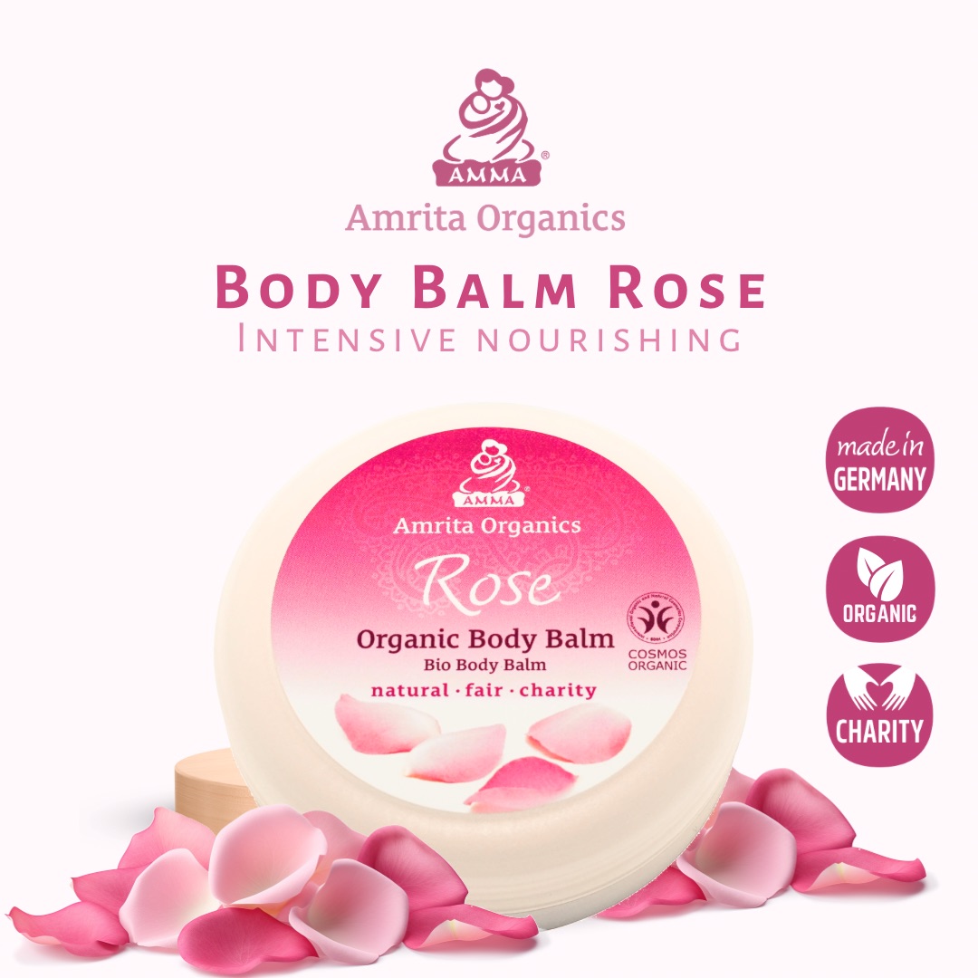 Body Balm Rose, organic