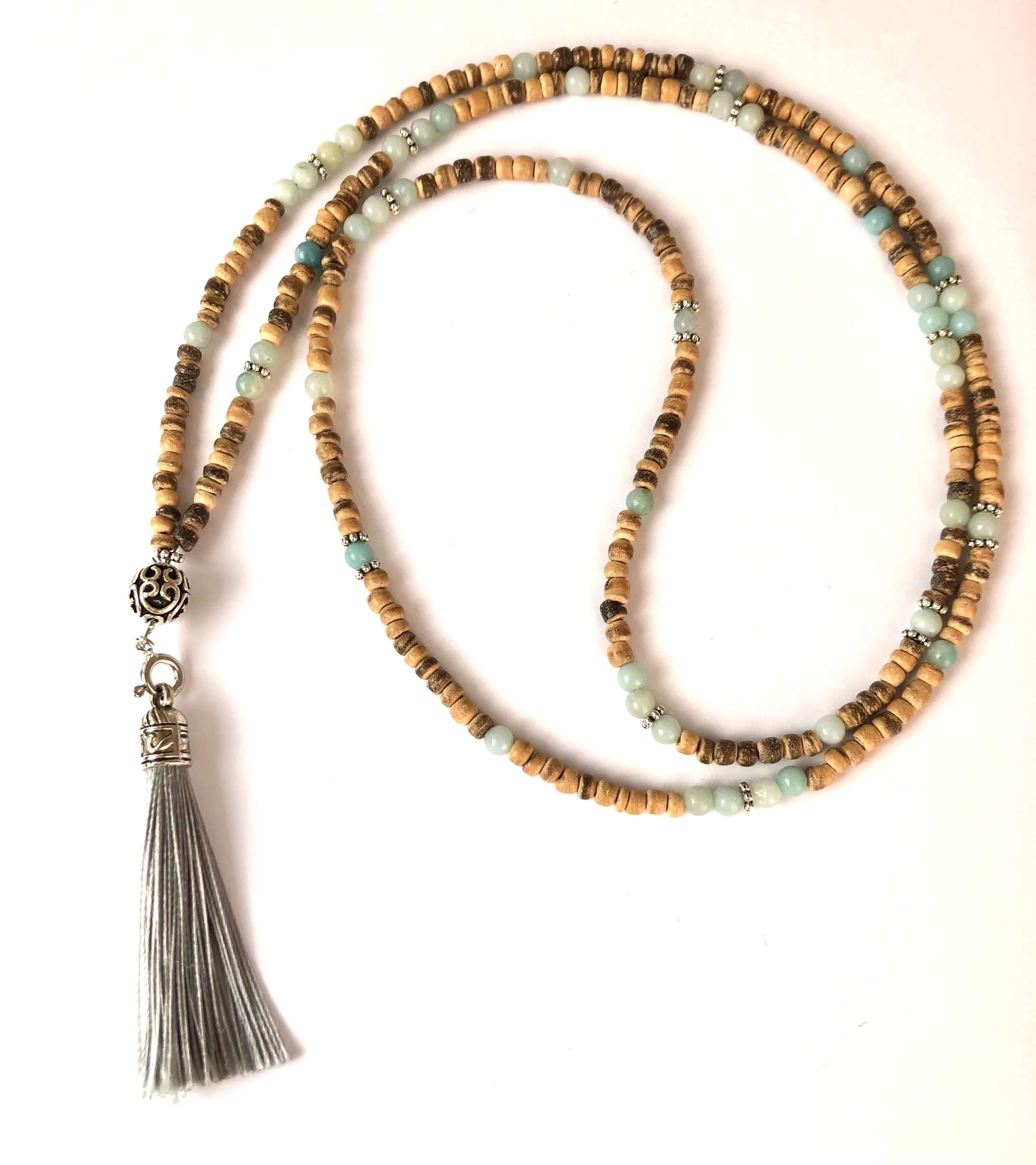 Coconut & Amazonite Necklace