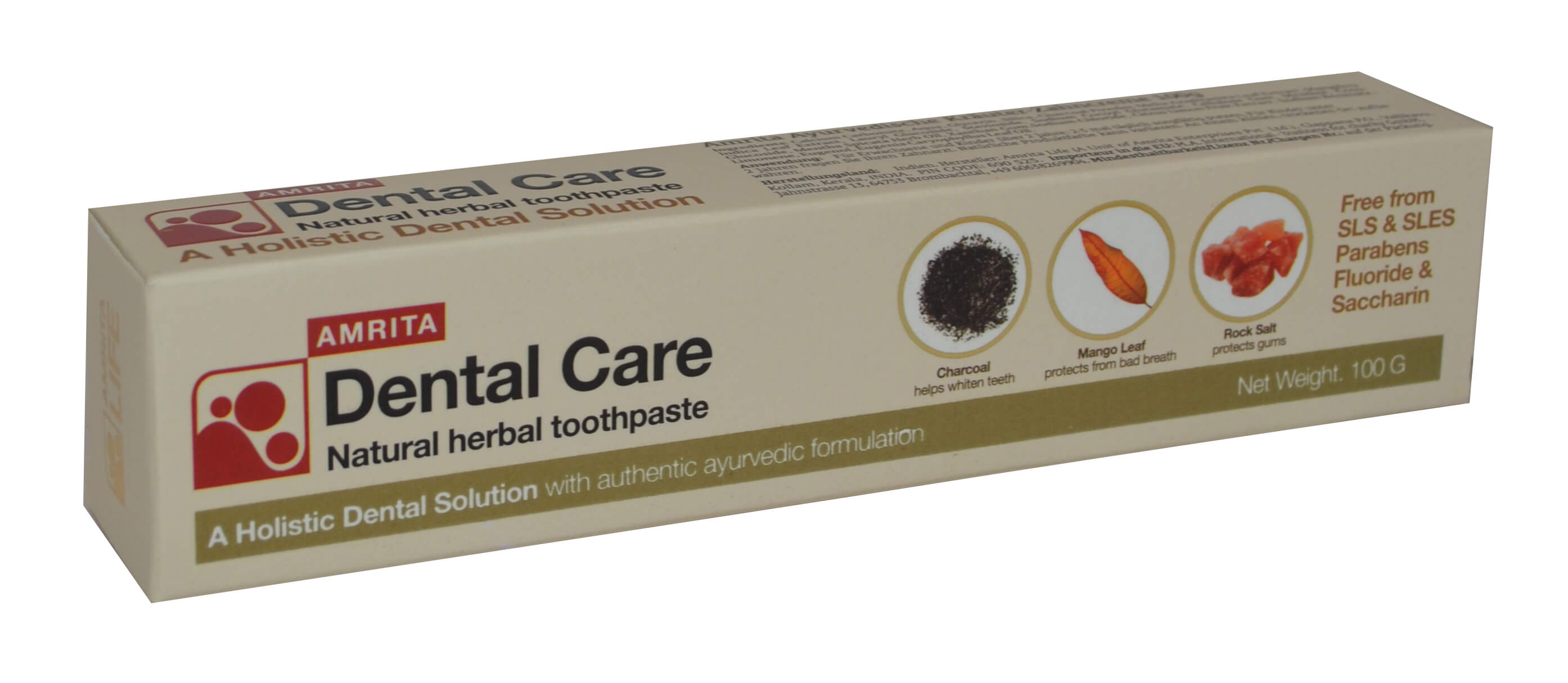 Ayurvedic herbal toothpaste - Amrita