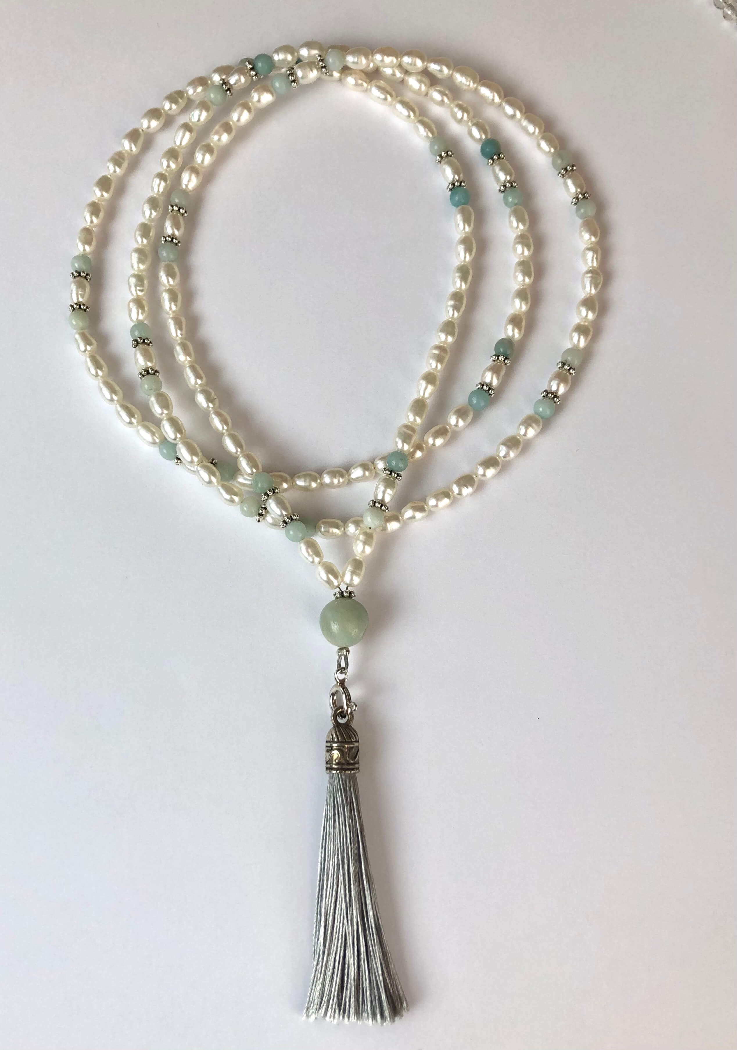 Pearl & Amazonite Necklace