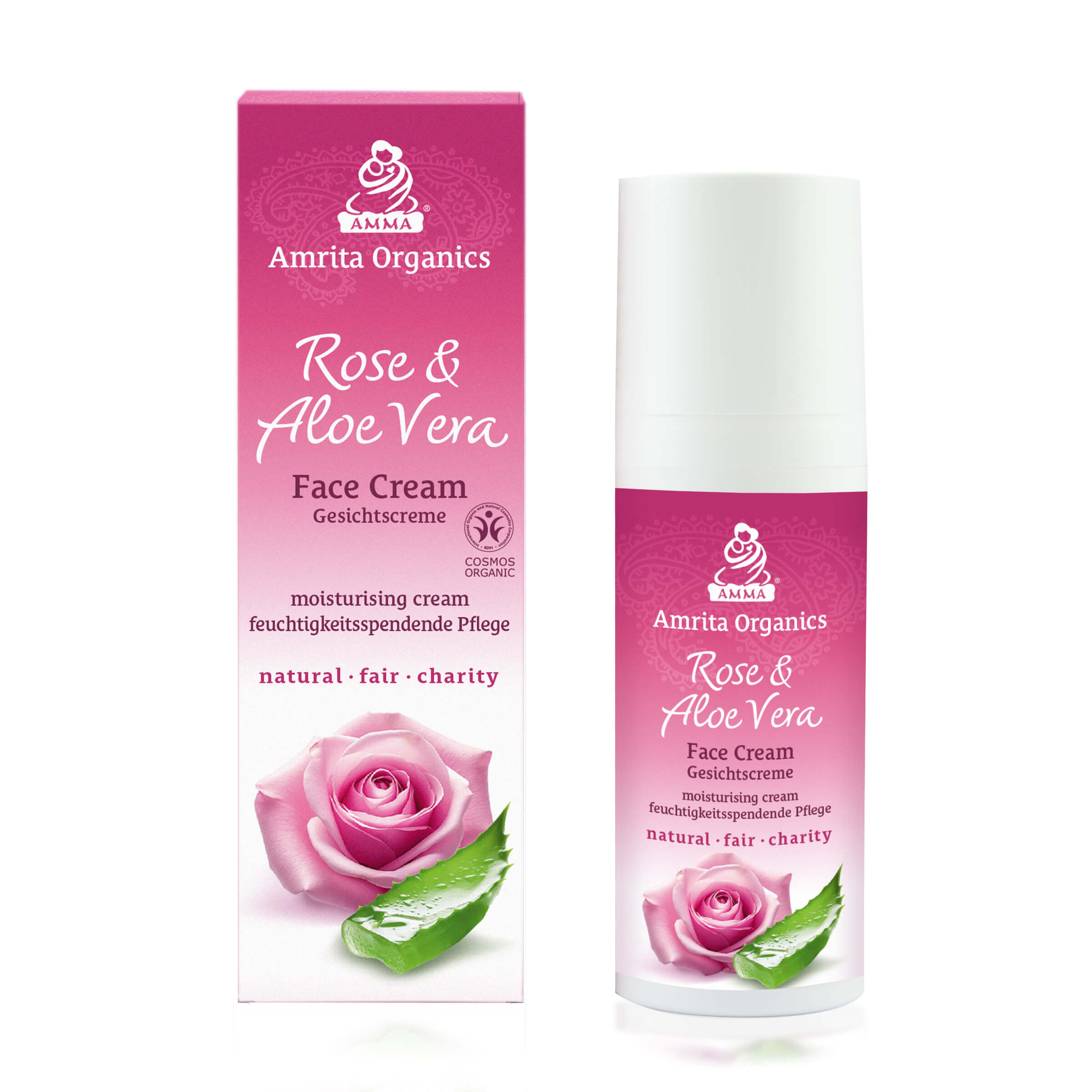 Face Cream Rose & Aloe Vera